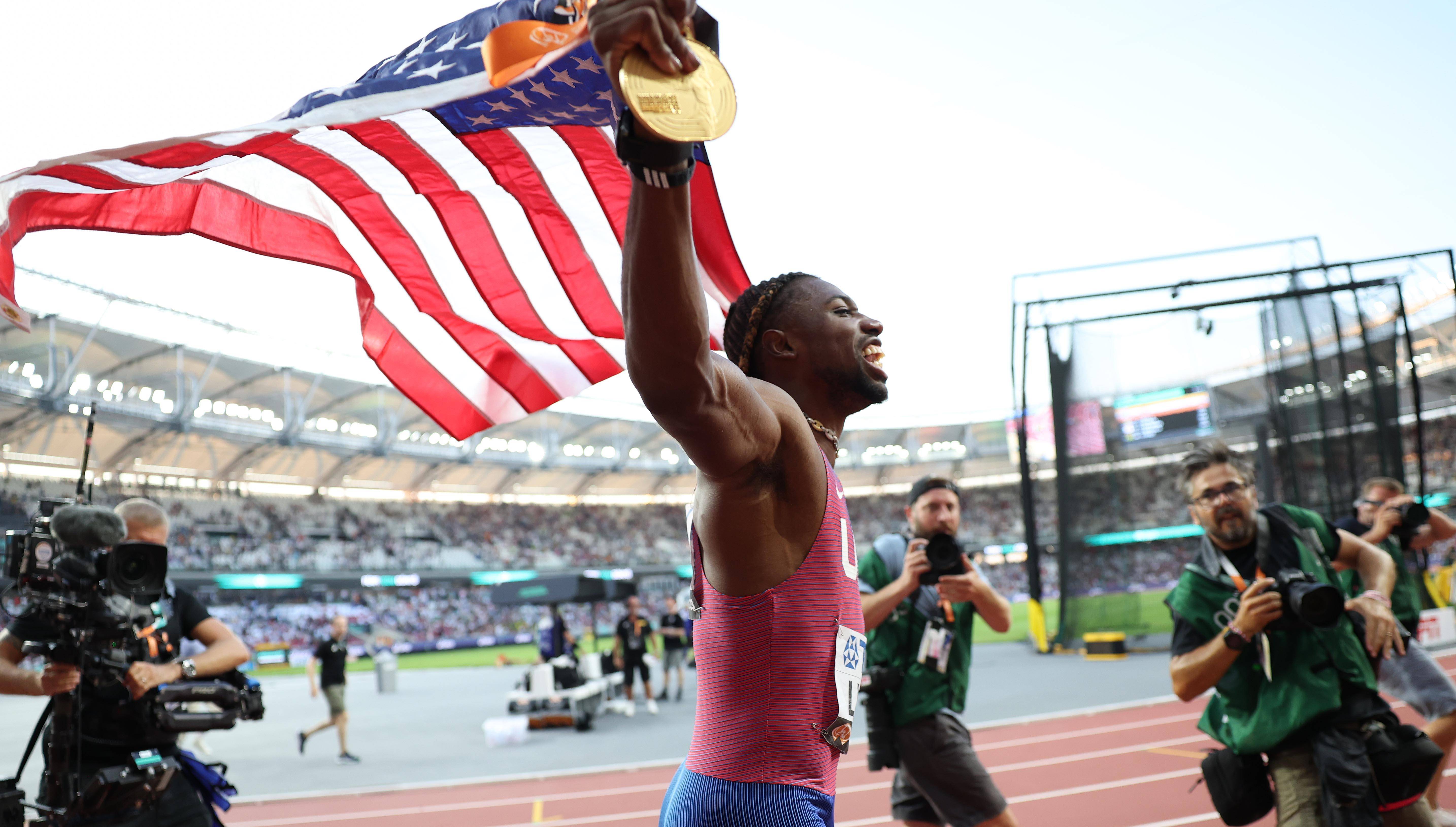 湖北田径选手凭实力获胜，夺得金牌